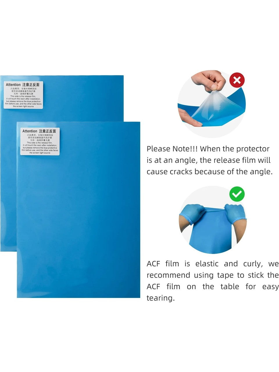 260X200 mm Acf Film - Anycubic, Phrozen, Elegoo, Creality ve Diğer Sla/dlp/lcd 3D Yazıcılar Için