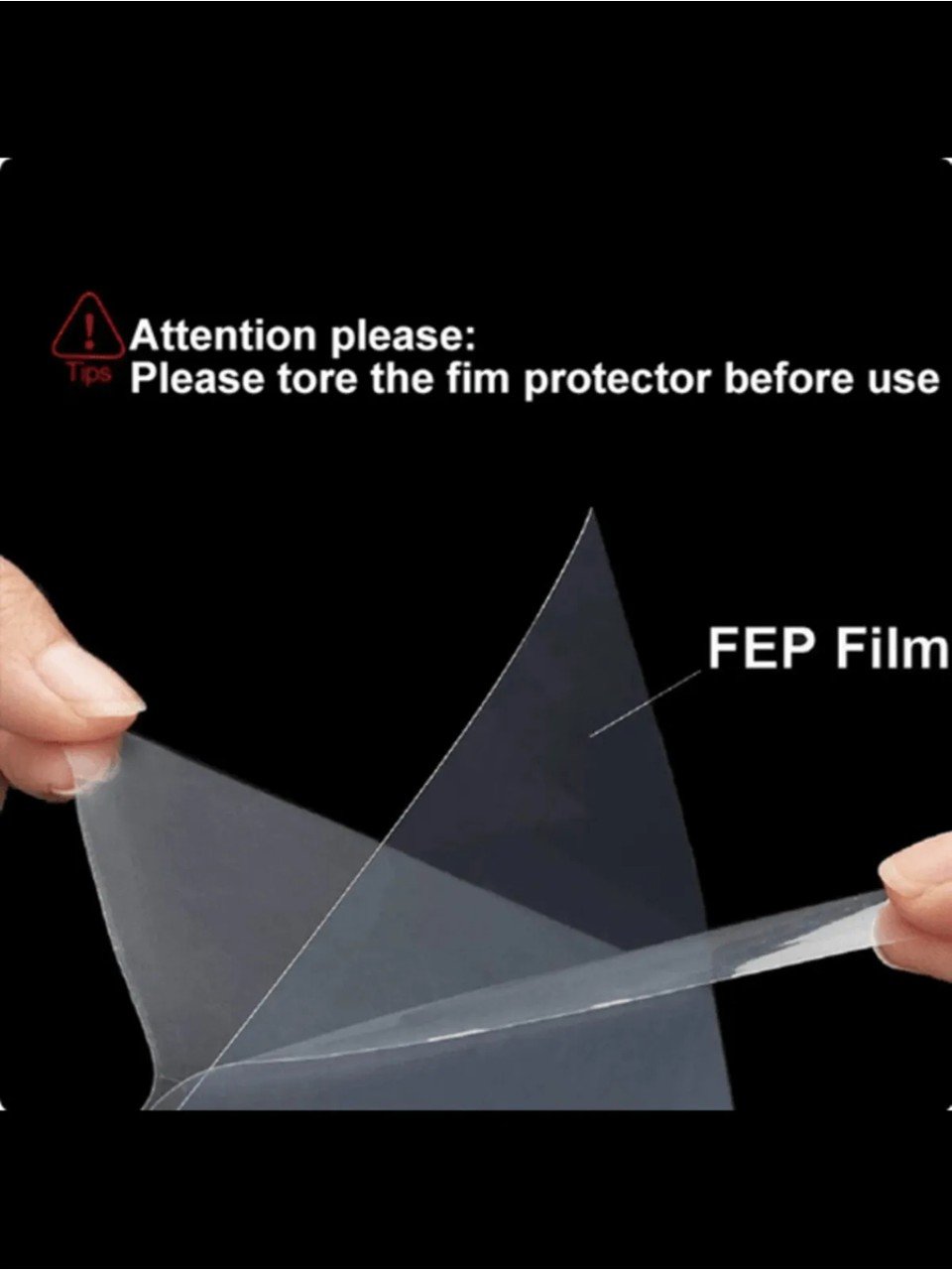 Masitte 260X200MM Fep Film Anycubic Phrozen Elegoo Creality 0.15MM Kalınlık 3D Yazıcı Printer - Görsel 3