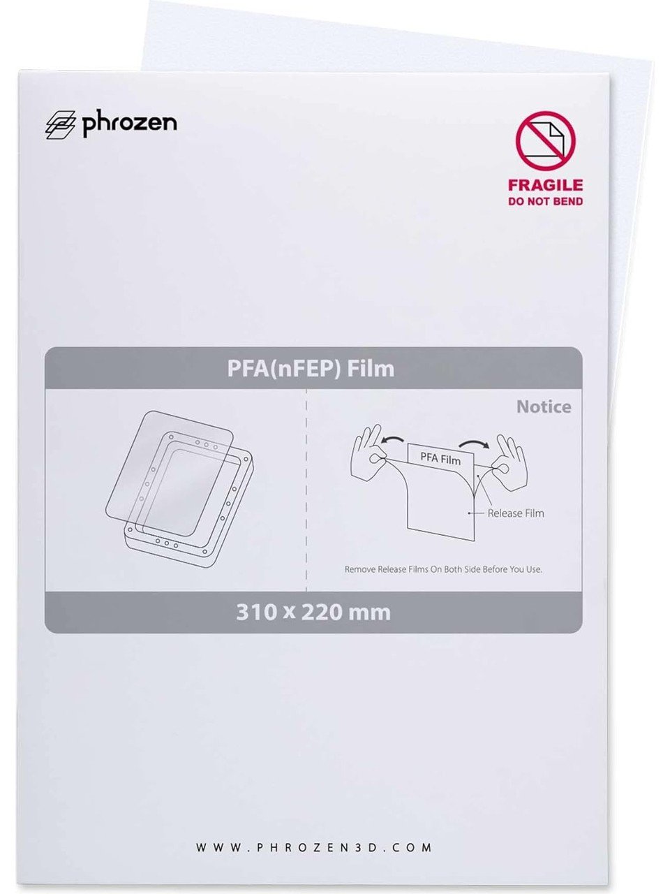 Phrozen Pfa (Nfep) Film 310MM*220MM 3 Adet