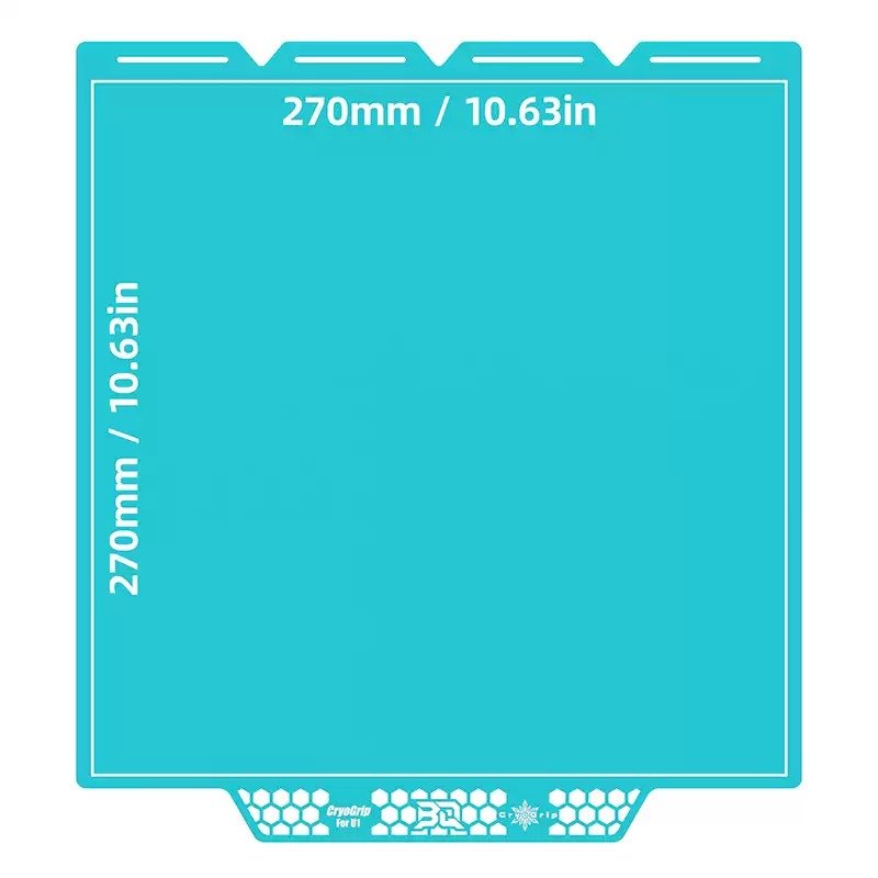 Bq Cryo Grip Pro Glacier Voron Uyumlu Çift Taraflı Baskı Yüzeyi Snapmaker U1 Ile Uyumlu - Görsel 2